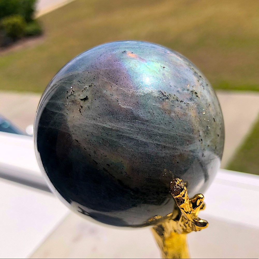 Labradorite Sphere - Picture 7 of 8